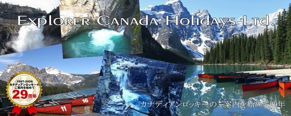 ヨーホー国立公園観光とモレーン湖＋渓谷散策ツアー　モバイル